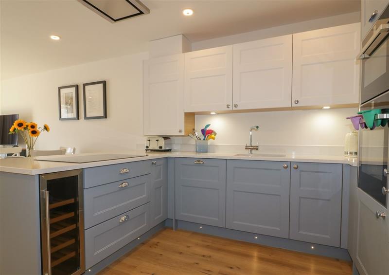 The kitchen at Watergate View, Porth
