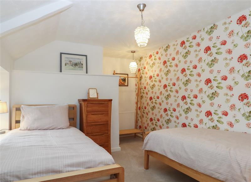 One of the bedrooms at Waterland Farmhouse, Bradworthy