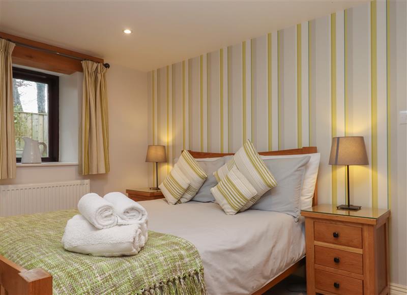 One of the bedrooms at Waterland Old Barn, Bradworthy
