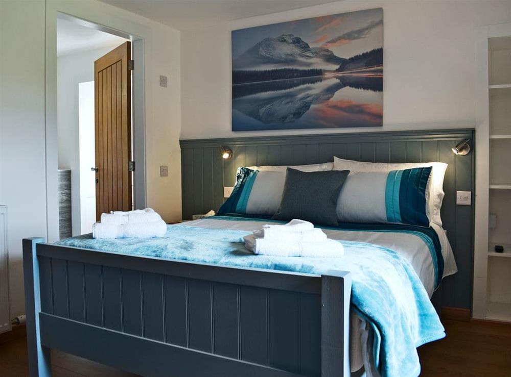 Sumptuous double bedroom at Waterloo Farm House in Waterloo, near Dunkeld, Perthshire