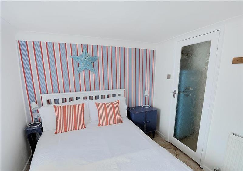 One of the bedrooms at Waterloo Place, Charmouth
