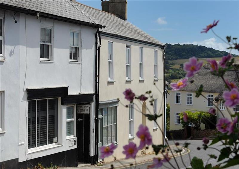 This is the setting of Waterloo Place at Waterloo Place, Charmouth