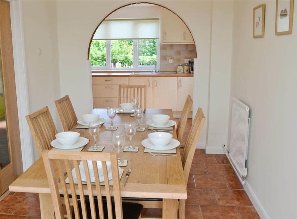 Charming dining room at Watermeadow in Elsing, near Dereham, Norfolk