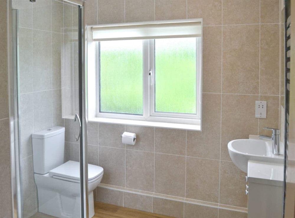 Shower room at Watermeadow in Elsing, near Dereham, Norfolk