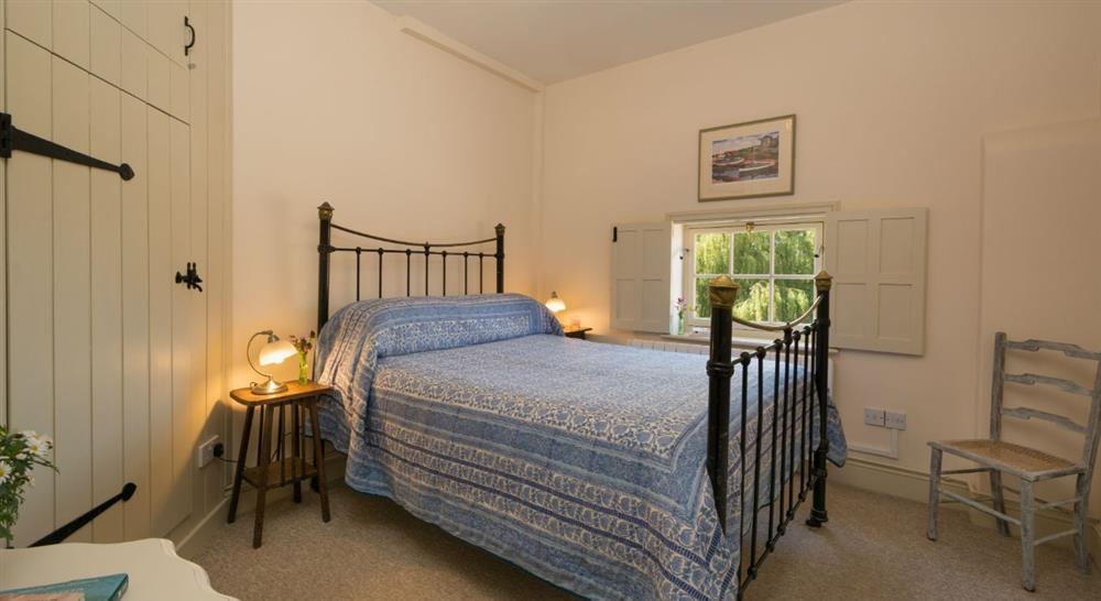 The double bedroom at Watermill Apartment in Burnham-overy-staithe, Norfolk