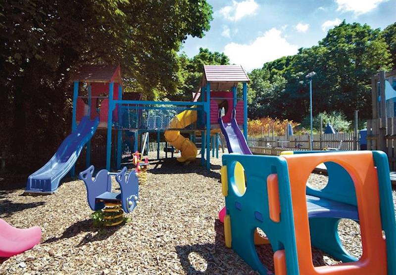 Children’s play area at Watermouth Lodges in Berrynarbor, Ilfracombe