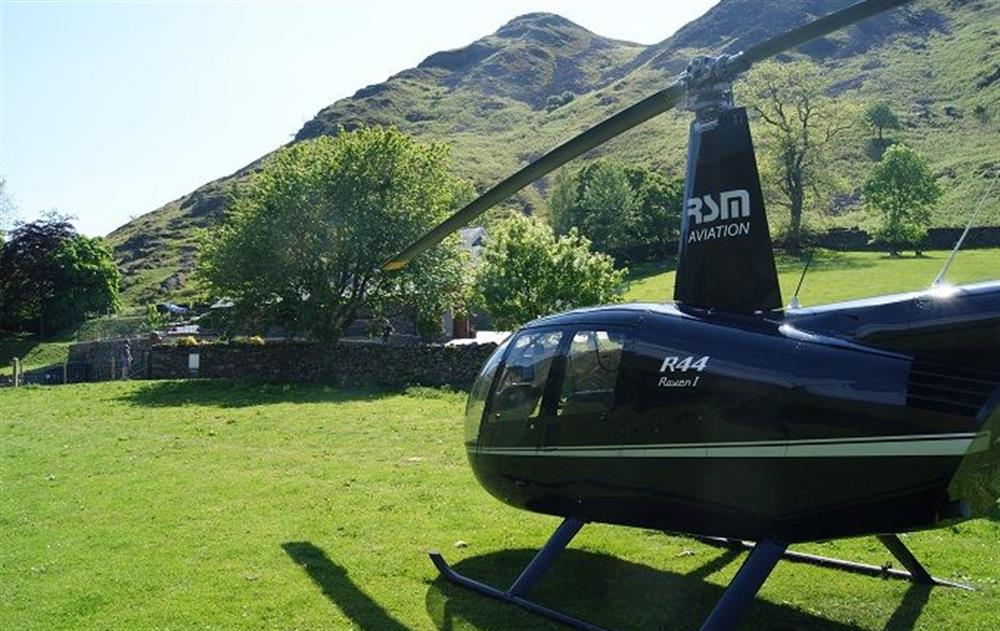 Arrive in style (photo 2) at Waternook in a private helicopter at Waternook, Ullswater