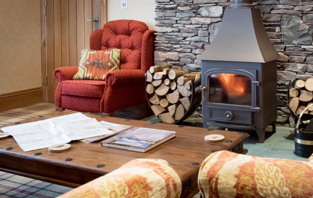 Ground floor: Drawing room with wood burning stove (photo 2) at Waternook, Ullswater