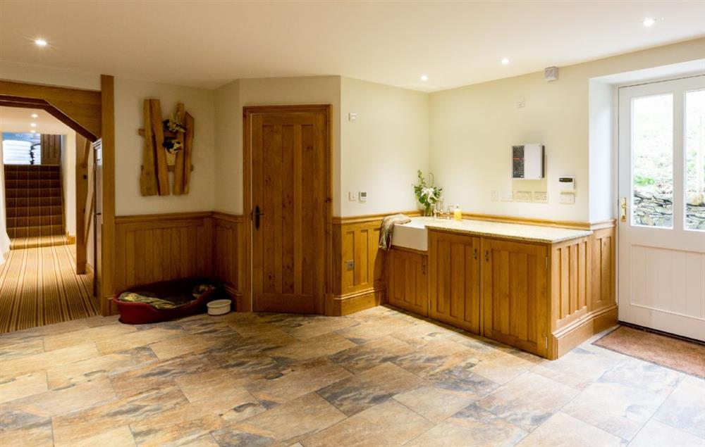 Ground floor: Pet-friendly boot room with underfloor heating at Waternook, Ullswater