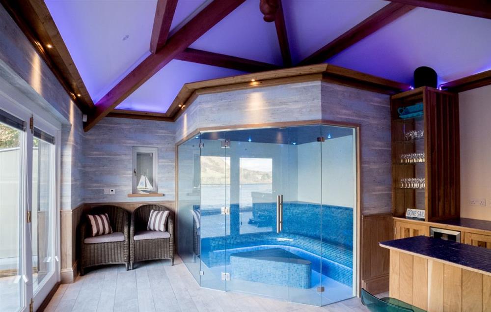 Ground floor: Spa & Wellness Sanctuary with holistic laconium spa with aromatherapy option together with twinkling star lighting.