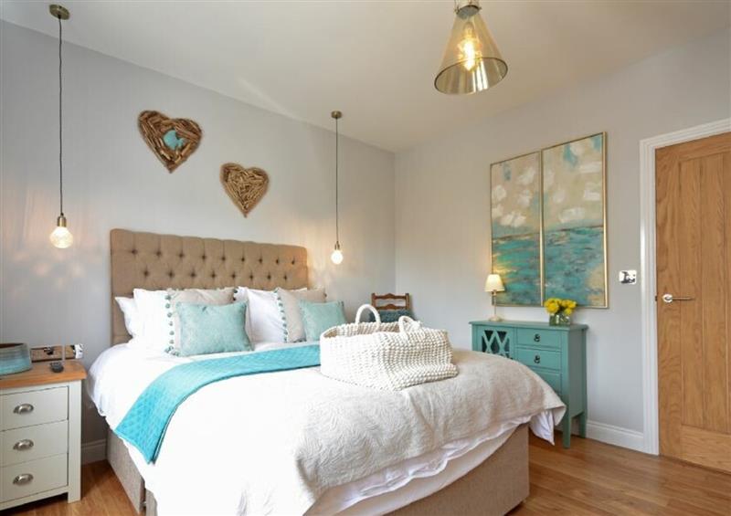 One of the bedrooms at Waters Edge Beadnell (Harbour Road), Beadnell