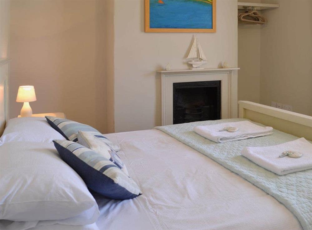 Double bedroom at Water’s Edge in Instow, Bideford, Devon., Great Britain
