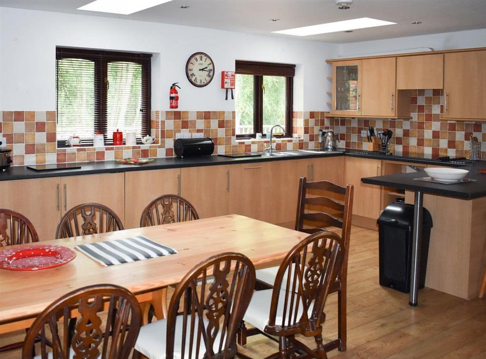 Fully appointed kitchen at Waters Edge in Pentney, near Kings Lynn, Norfolk