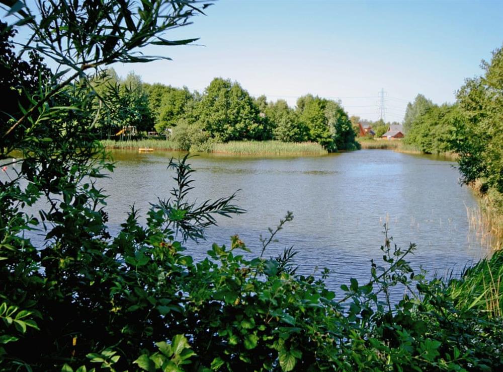 Lake at Waters Edge in Pentney, near Kings Lynn, Norfolk
