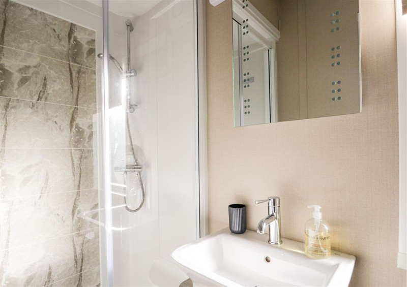 Bathroom at Waters Reach, White Cross Bay Holiday Park near Troutbeck Bridge