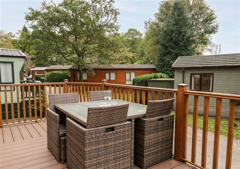 Enjoy the garden at Waters Reach, White Cross Bay Holiday Park near Troutbeck Bridge