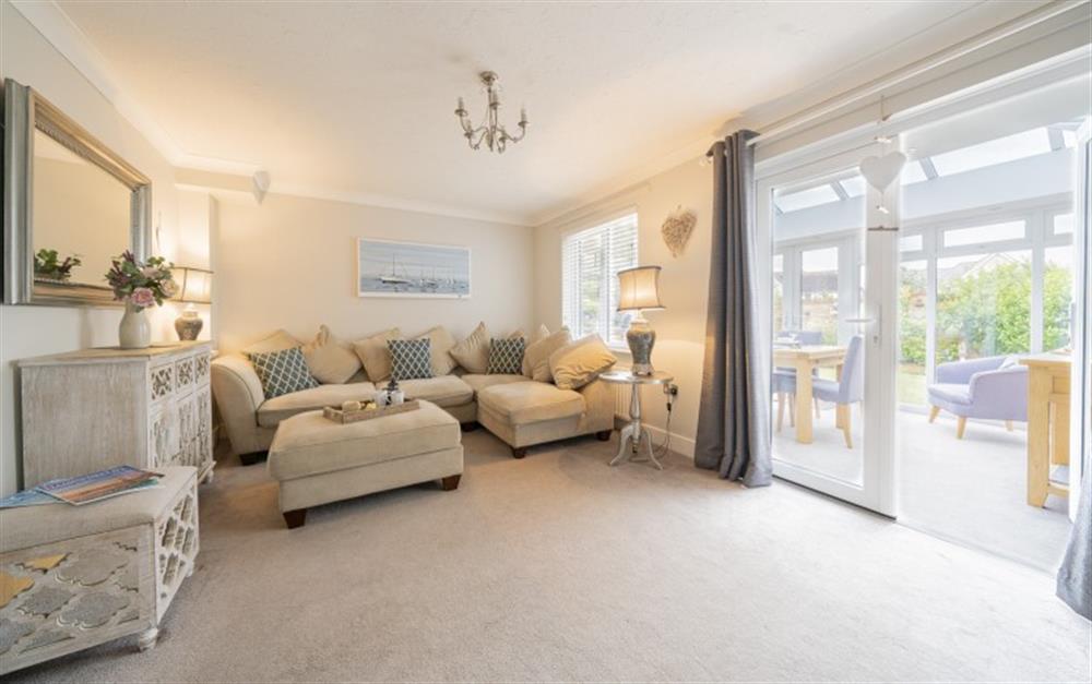 Enjoy the living room at Waters Retreat in Milford On Sea