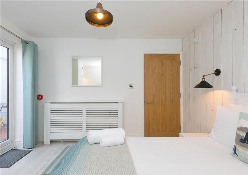 One of the bedrooms at Waters Watch, St Ives