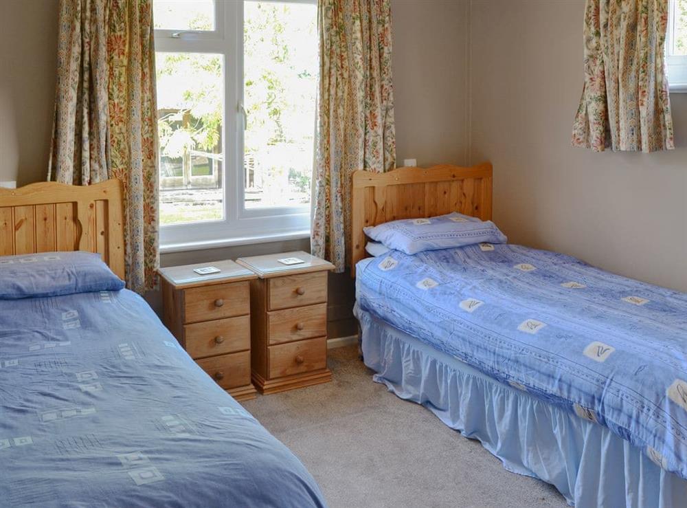 Twin bedroom at Watersedge in Norwich, Norfolk