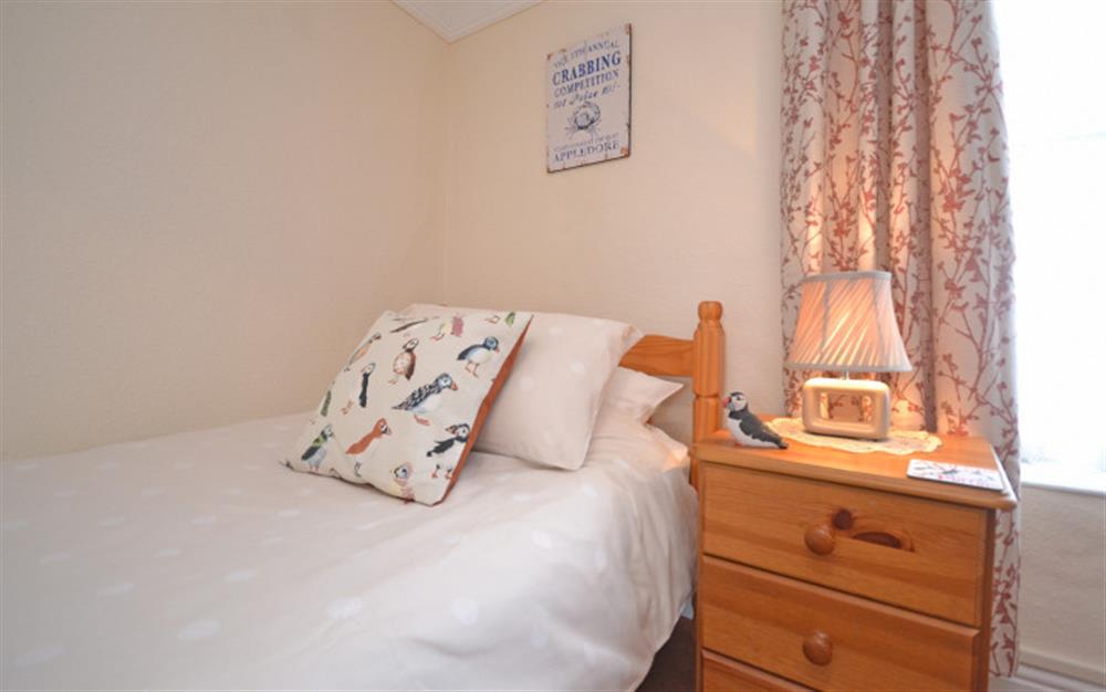 Another view of the second bedroom. at Waterside Cottage in Appledore