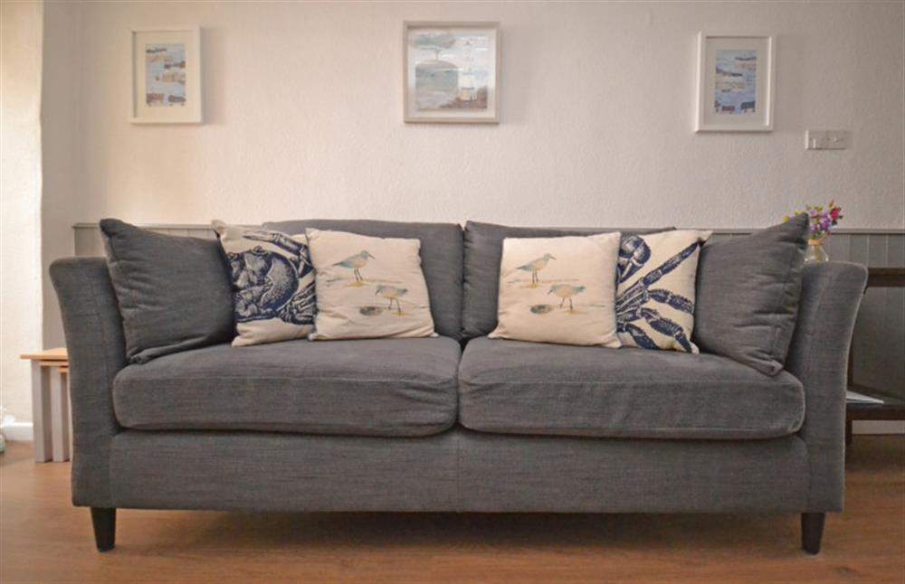 Comfy sofas.  at Waterside Cottage in Appledore