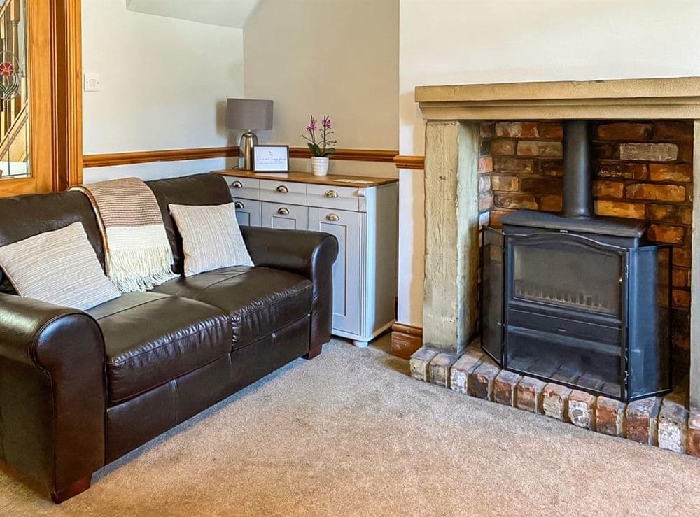 Living area at Waterside Cottage in Winewall, Lancashire