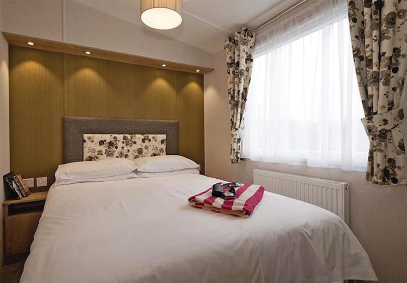 Double bedroom in Capri at Waterside Holiday Park and Spa in Weymouth, Dorset