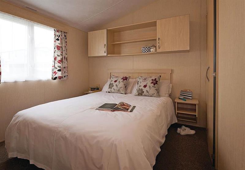 Double bedroom in Rio Gold 2 at Waterside Holiday Park and Spa in Weymouth, Dorset