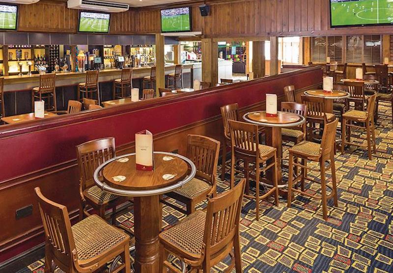 Sports bar at Waterside Holiday Park and Spa in Weymouth, Dorset