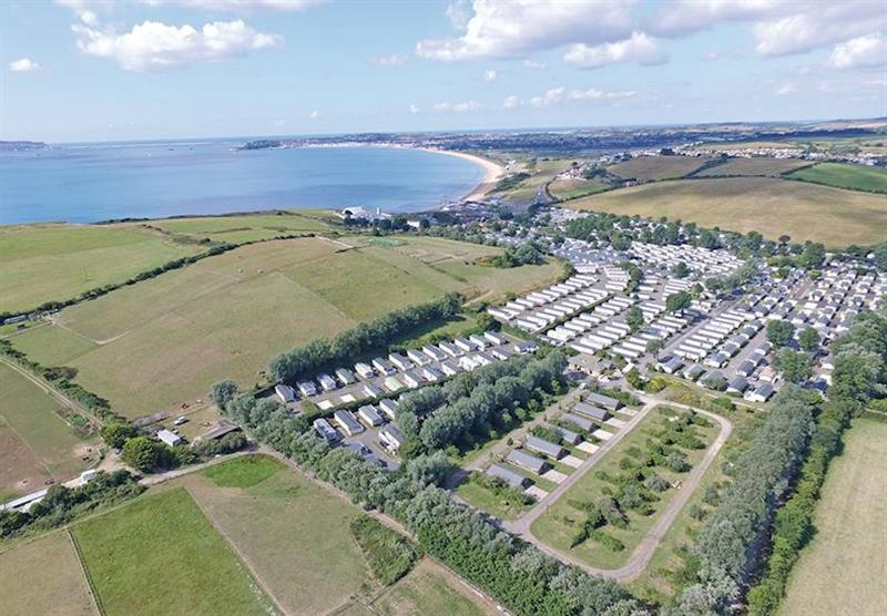 The park setting at Waterside Holiday Park and Spa in Weymouth, Dorset