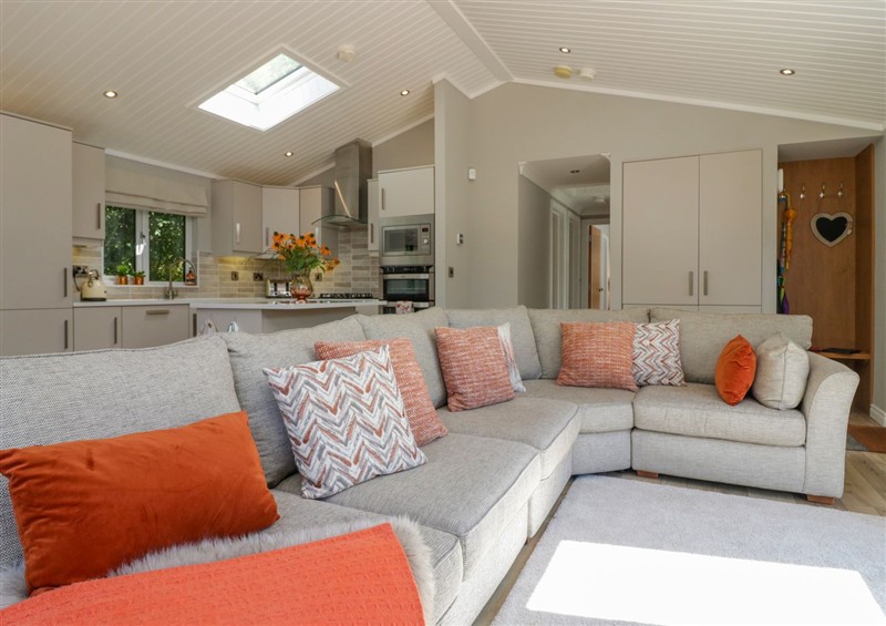 Enjoy the living room at Waterside Lodge, 55A Bowness