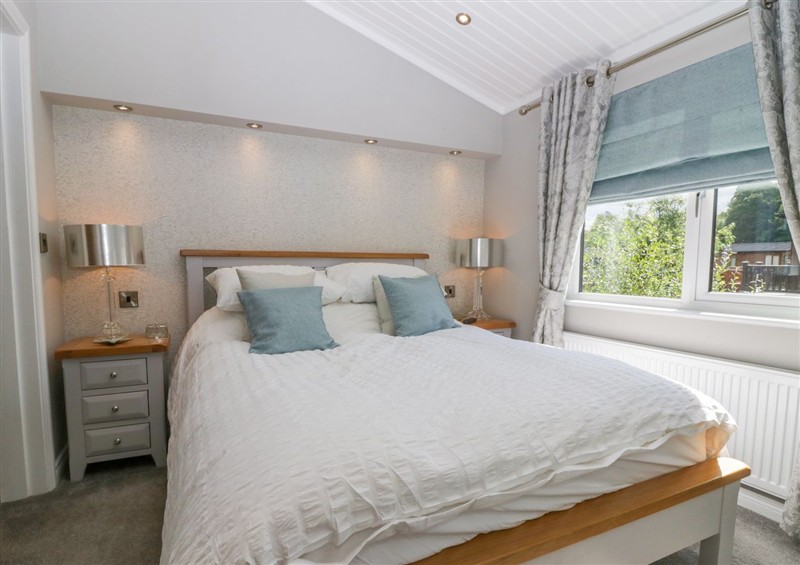 One of the bedrooms at Waterside Lodge, 55A Bowness