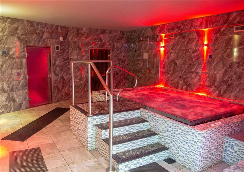 There is a swimming pool at Waterside Lodge, 55A Bowness