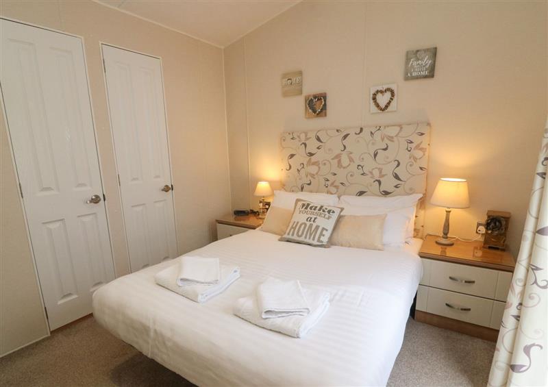 One of the bedrooms at Waterside Lodge, South Lakeland Leisure Village near Carnforth