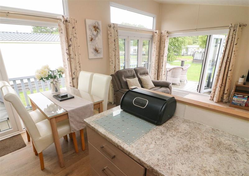 Relax in the living area at Waterside Lodge, South Lakeland Leisure Village near Carnforth