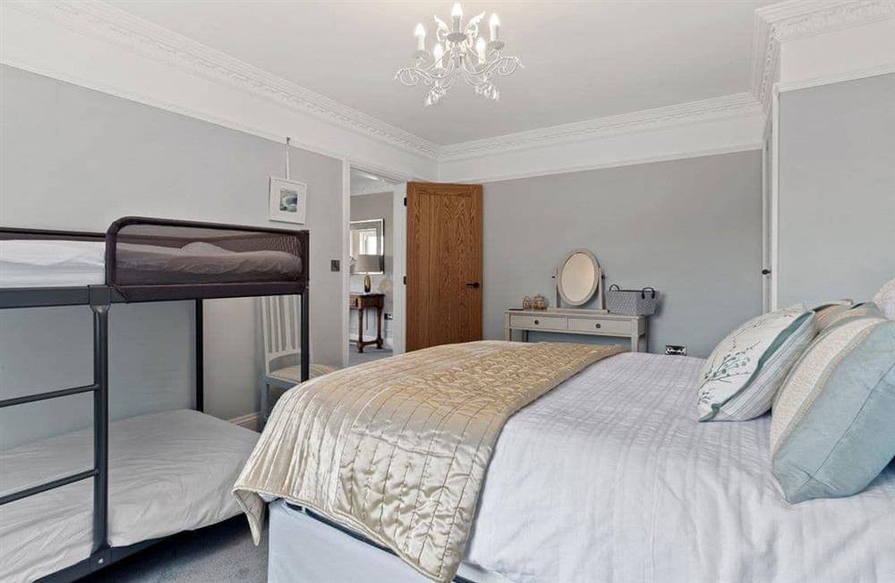 This is a bedroom at Waterway Court in Neyland, Pembrokeshire, Dyfed