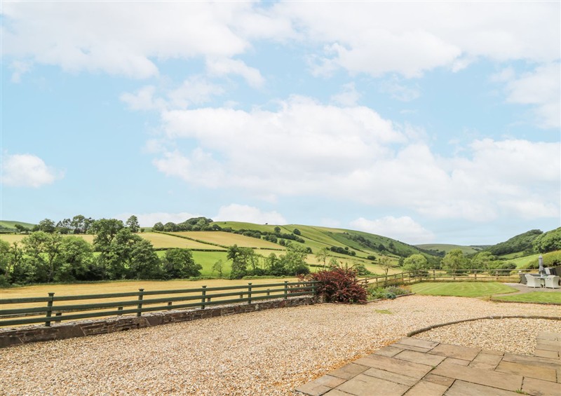 Enjoy the garden at Waun Yscir, Merthyr Cynog near Brecon