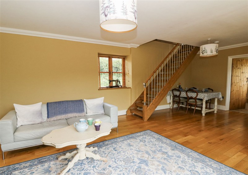 Relax in the living area at Waun Yscir, Merthyr Cynog near Brecon