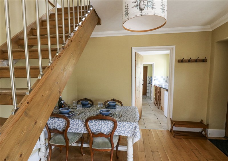 The dining room at Waun Yscir, Merthyr Cynog near Brecon