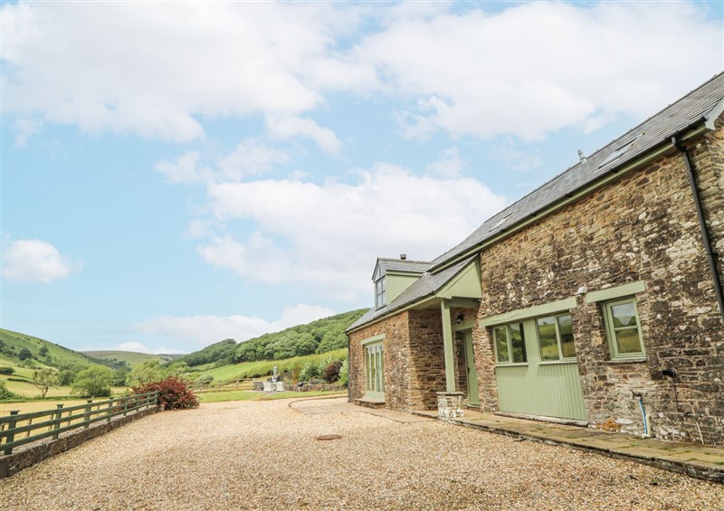 The setting at Waun Yscir, Merthyr Cynog near Brecon
