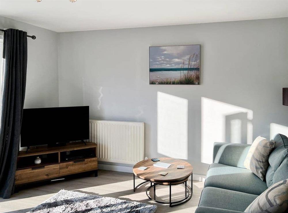 Living area at Wavecrest in Beadnell, near Seahouses, Northumberland