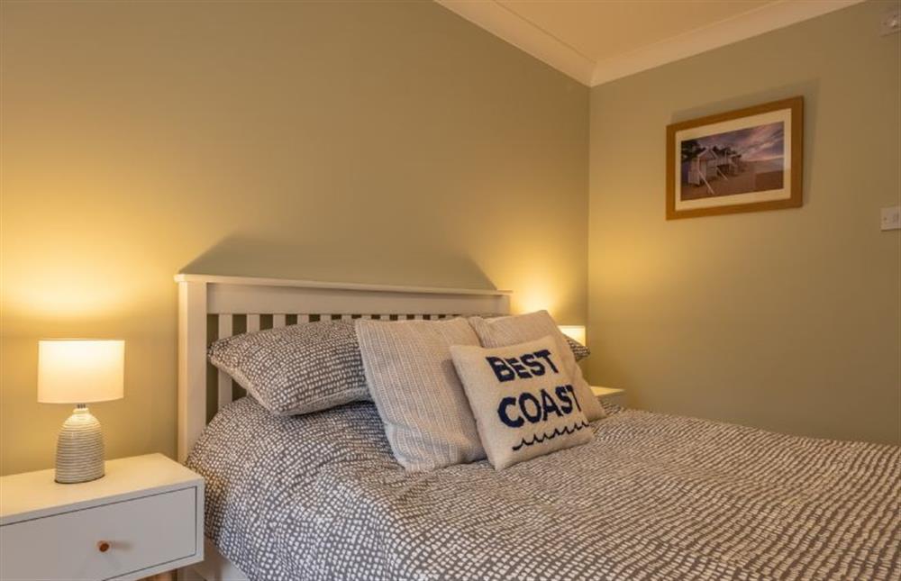 Master bedroom with double bed at Waveney House, Wells-next-the-Sea