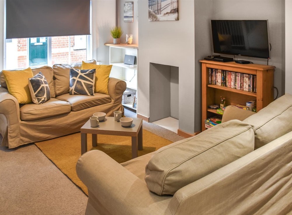 Living area at Waverley Cottage in Mundesley, Norfolk