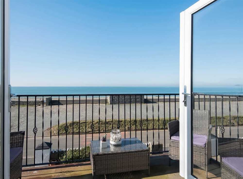 Balcony at Waves in Caernarfon, Gwynedd