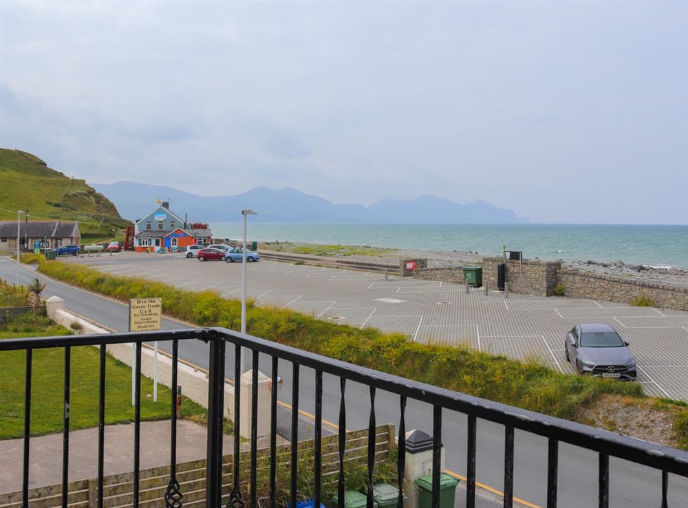 View at Waves in Caernarfon, Gwynedd