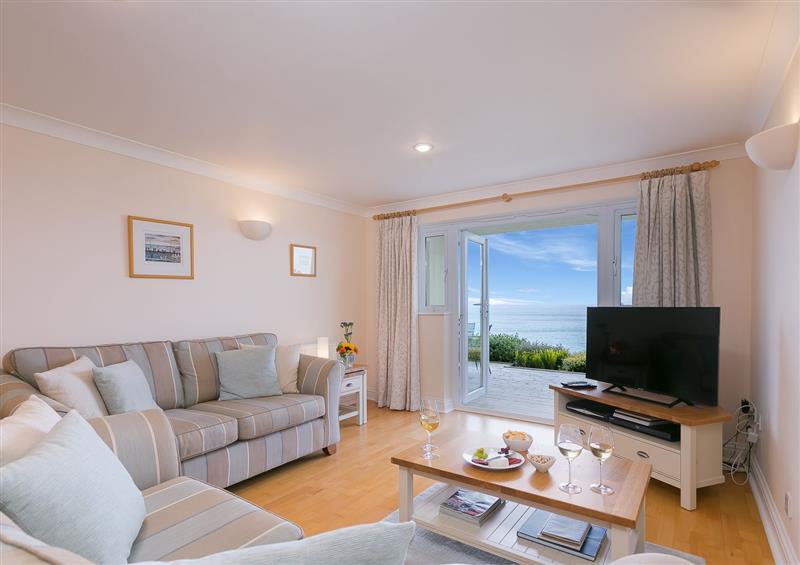The living room at Waves, Carbis Bay