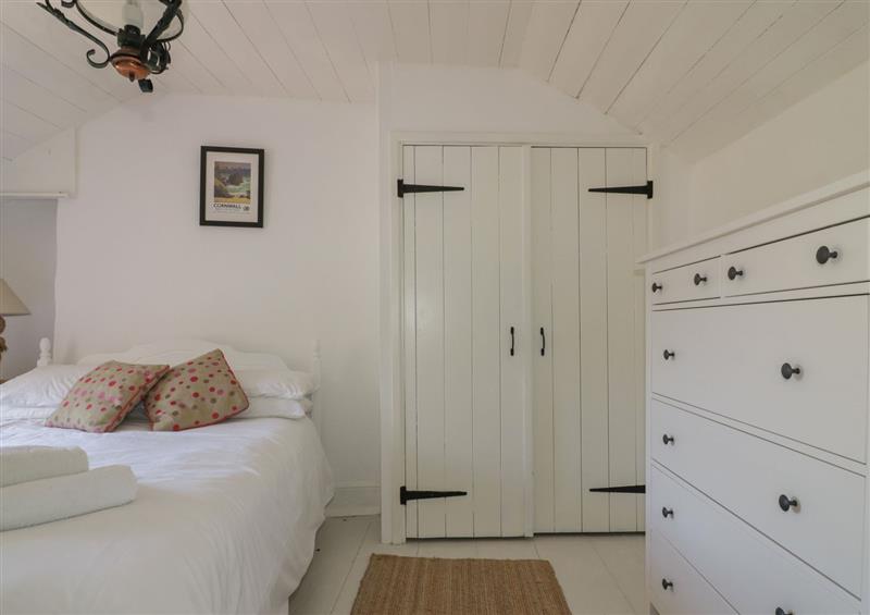 One of the 2 bedrooms at Waves End, Port Isaac