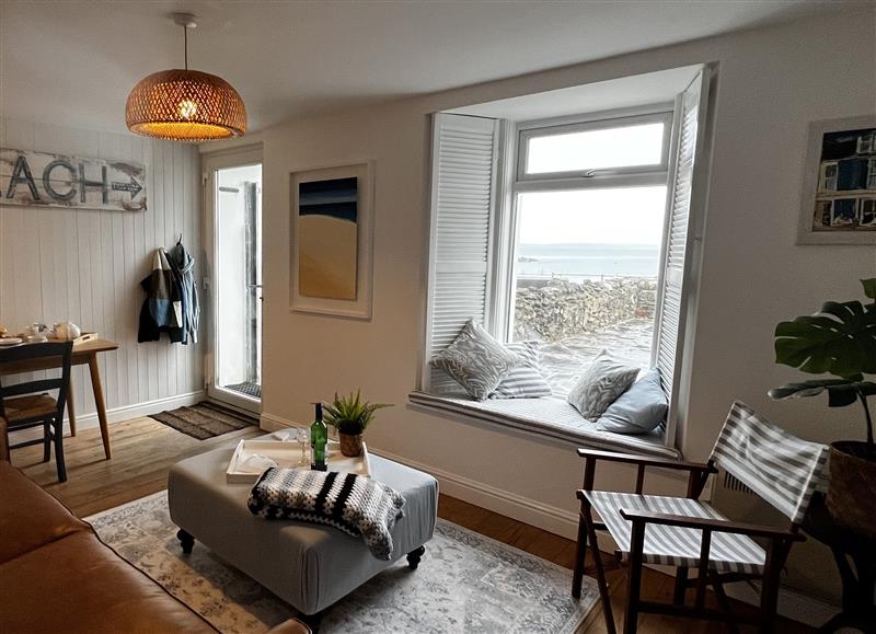 Relax in the living area at Waves End, Portmellon near Mevagissey
