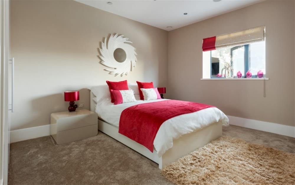One of the bedrooms at Waves in Sandbanks
