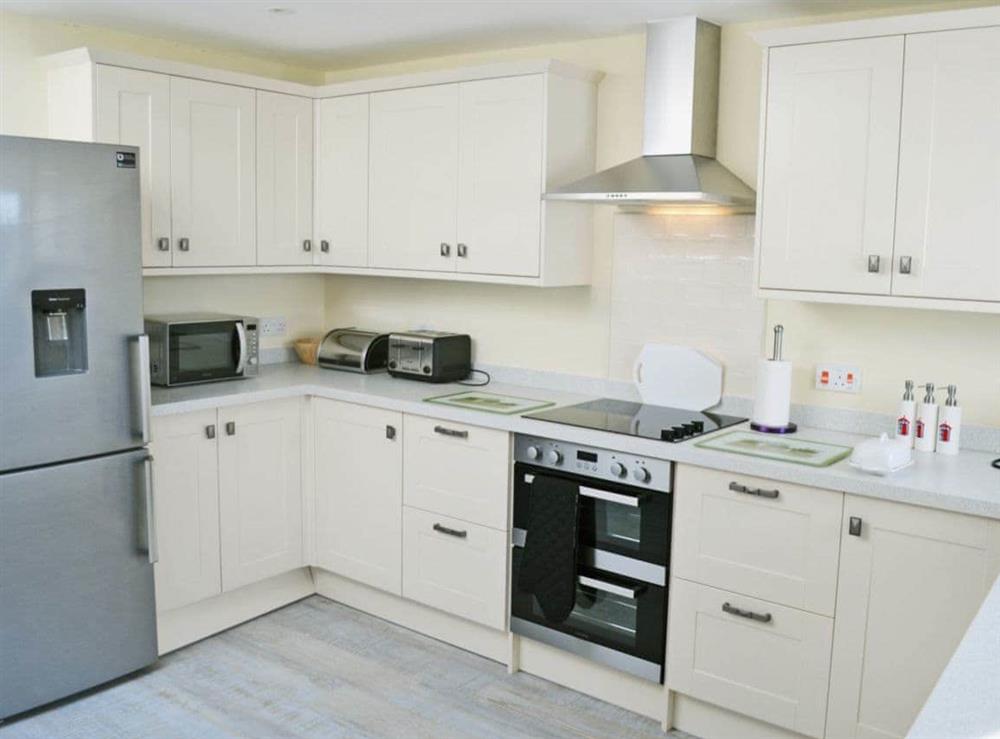 Contemporary kitchen at Wayside in Beadnell, Northumberland